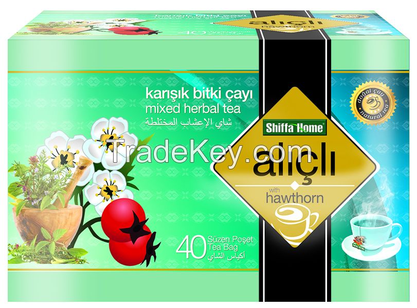 Hawthorn Tea Herbal Teabag for Cardiac Health