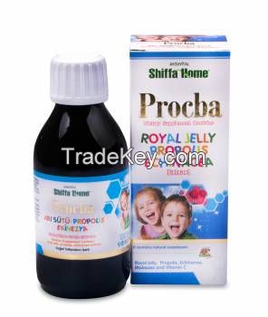 PROCBA Ayurvedic Cough Syrup Liquid Vitamin C Honey + Propolis Extract + Echinacea Extract Honey Flavoured Syrup
