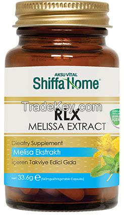Herbal Anti Depressant Anti Stress Product RLX Relax Melissa Extract Soft Capsule Herbal Food Supplement