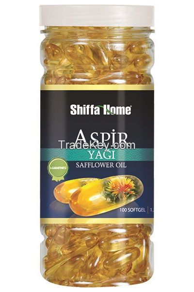 Safflower Seed Oil Softgel Capsules in Bottle GMP Best Selling Herbal Weight Loss Pills