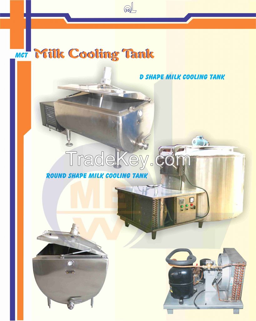 Milk cooling Tank
