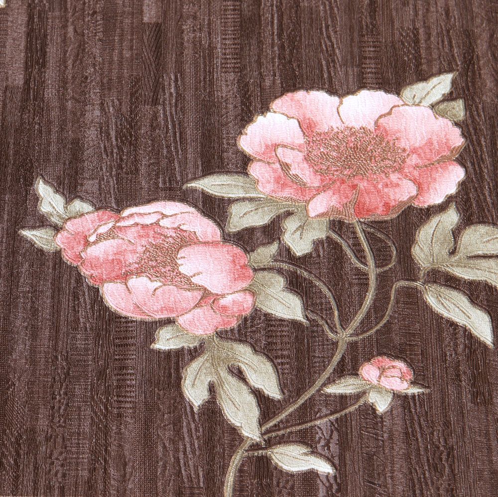 Interior Decorative Wooden Textured PVC Wallpaper