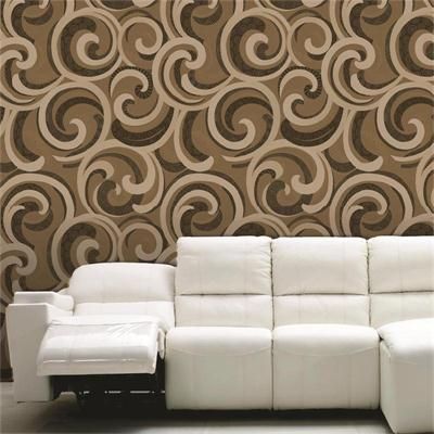 PVC Deep Embossed 3D Home Decoration Wallpaper