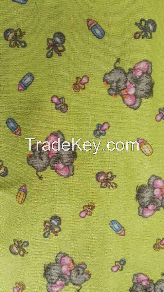 Fabric, cotton, flannel