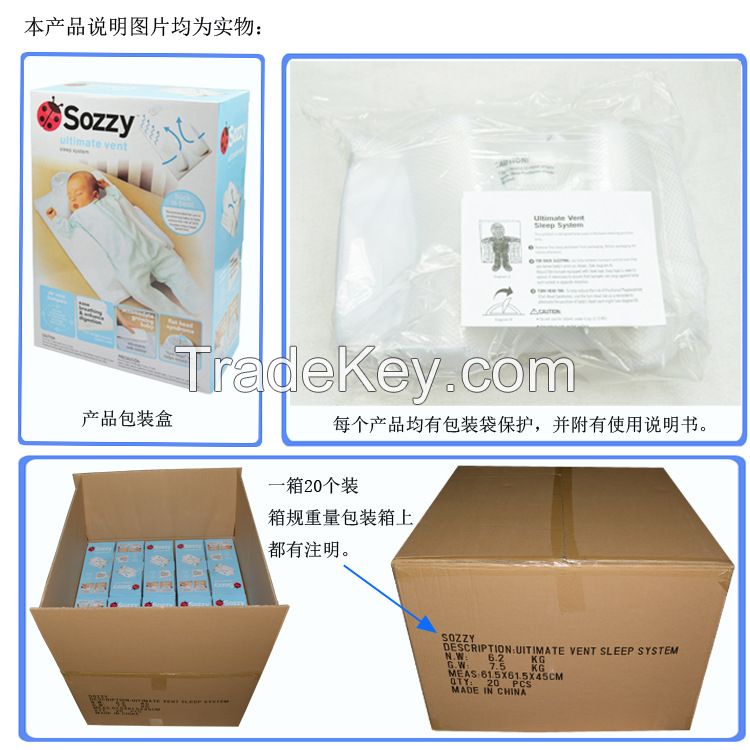 wholesale in stock sozzy baby pillow The baby bed in bed   Anti spitting Pillows  infant goods new born