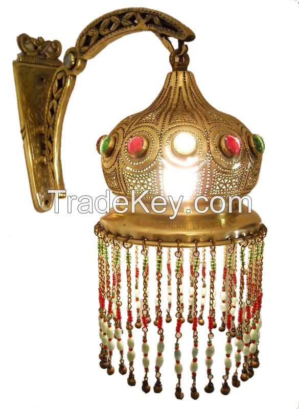 Moroccan Brass Wall Lamp Sconce Lighting