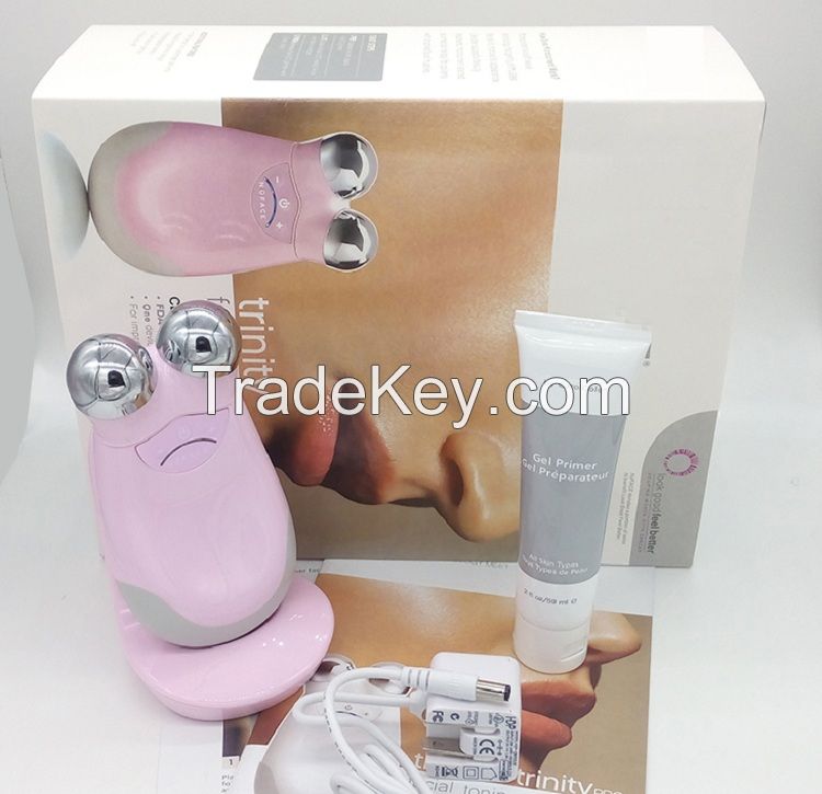 2015 hot prodcuts Small package mini Trinity Pro Facial Toning Device Kit White top quality
