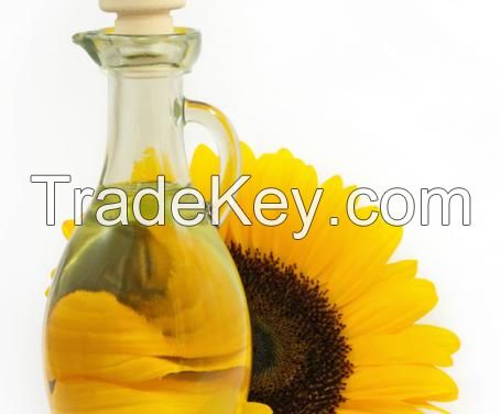 Crude sunflower oil