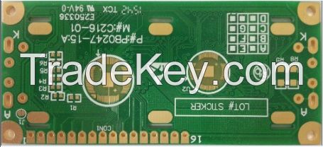 2 layers pcb with bonding IC