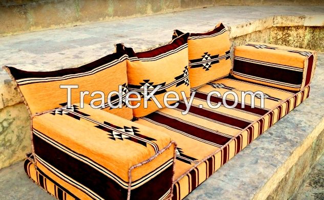 arabic seating, arabic cushion, oriental seating, floor sofa, floor seating