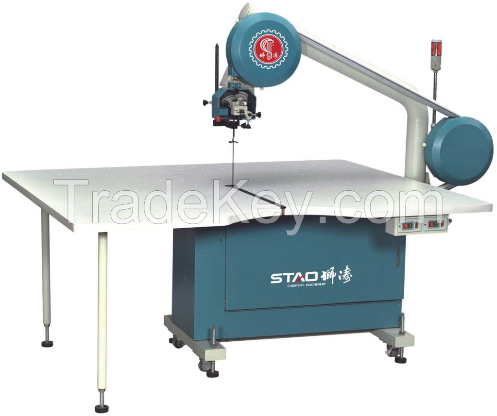 Band Knife cutting machine, cutter for piles of fabric