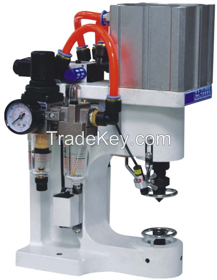 Pneumatic Button Attaching Machine, Pneumatic snap button machine