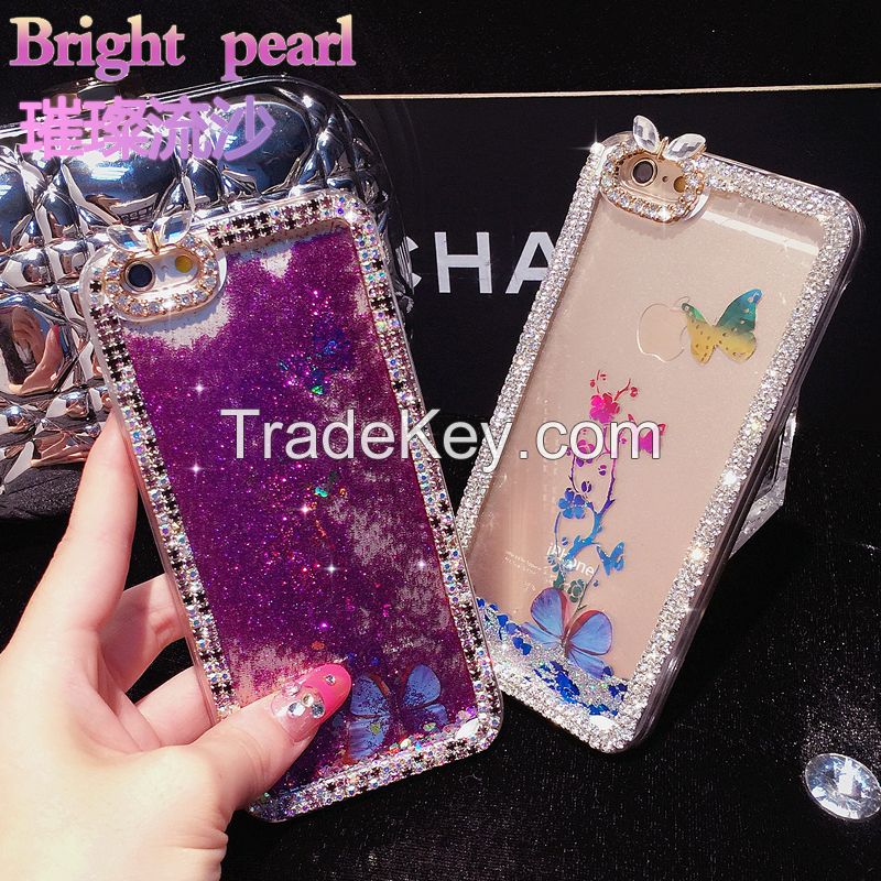 Sell Christmas Gift Quicksand Diamond Phone Case For iPhone