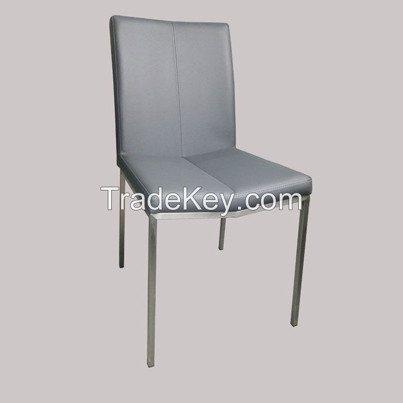 Modern design PU seat dining chair