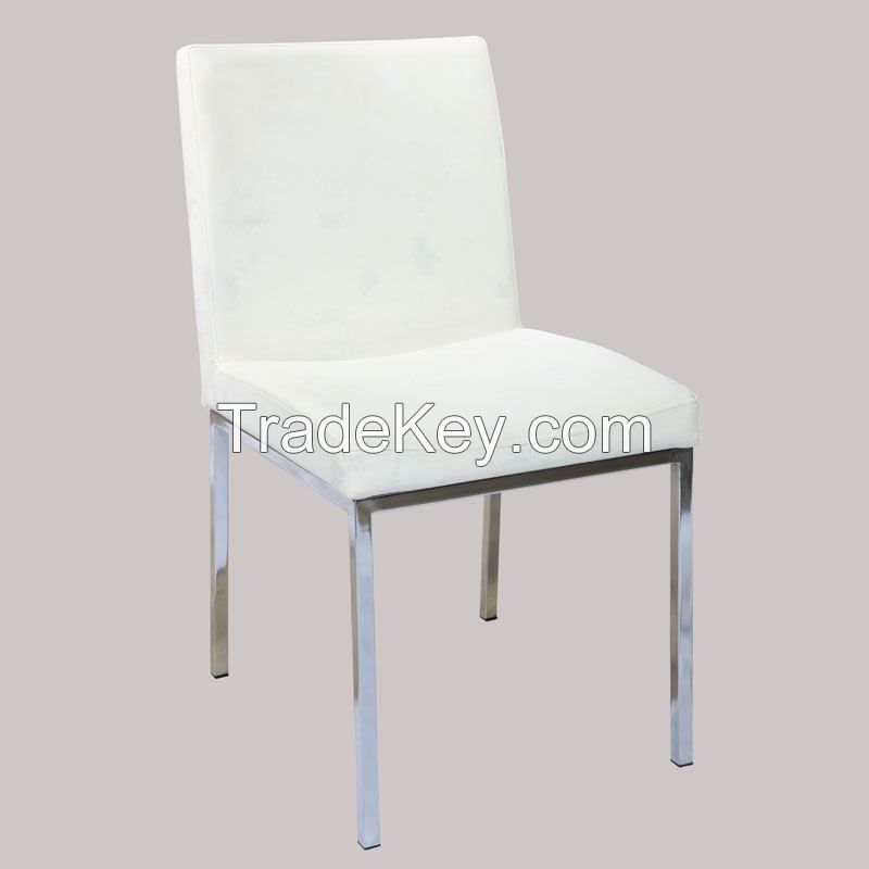High backrest PU seat dining chair