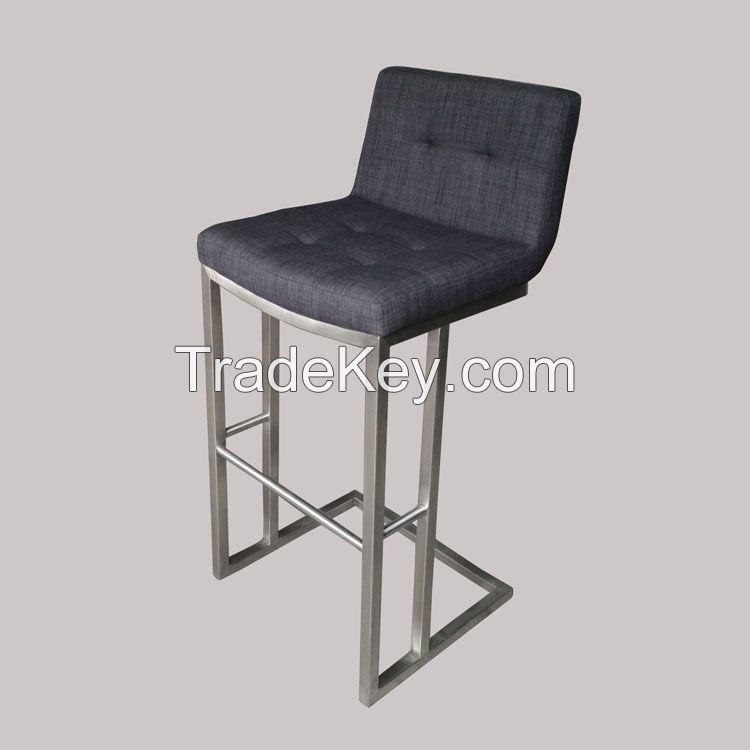 Modern steel PU bar stool KG1121