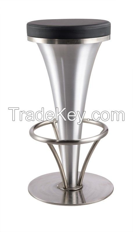 Stainless steel PU seat stool