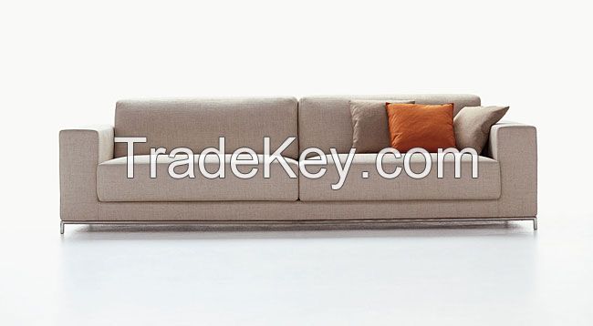 Italy design cow fabric sofa set