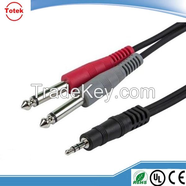 6.35mm audio cable / 6.35mm TRS cable