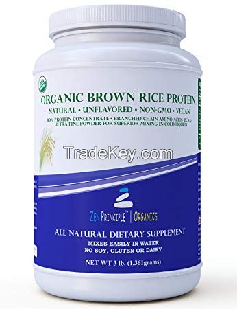 100% Organic Brown Rice Protein