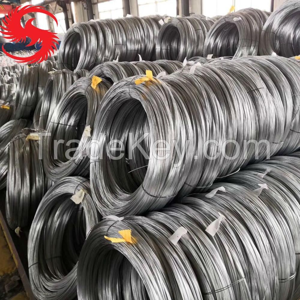 Hot dipped galvanised steel wire