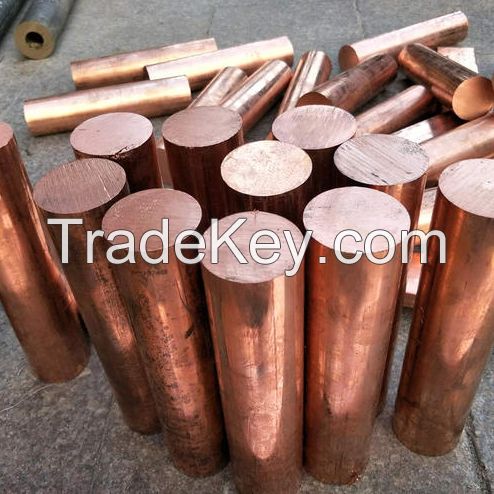 Factory sale high purity oxygen free copper rod in stock