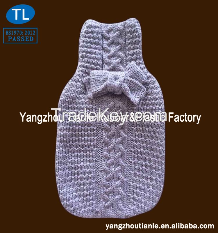 Knitted Hot Water Bottle Cover