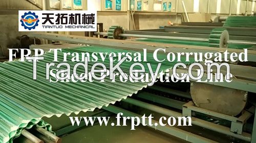 FRP Transversal Corrugated Sheet Production Line