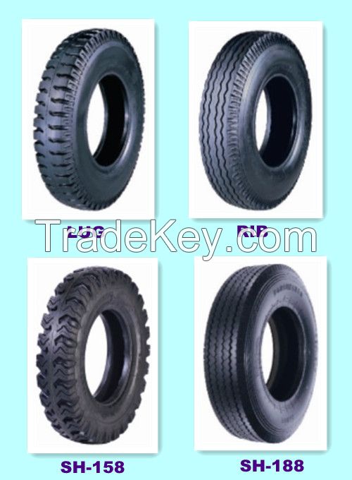 High Quality Bias Truck and Bus Tires Sh-118, Sh-128