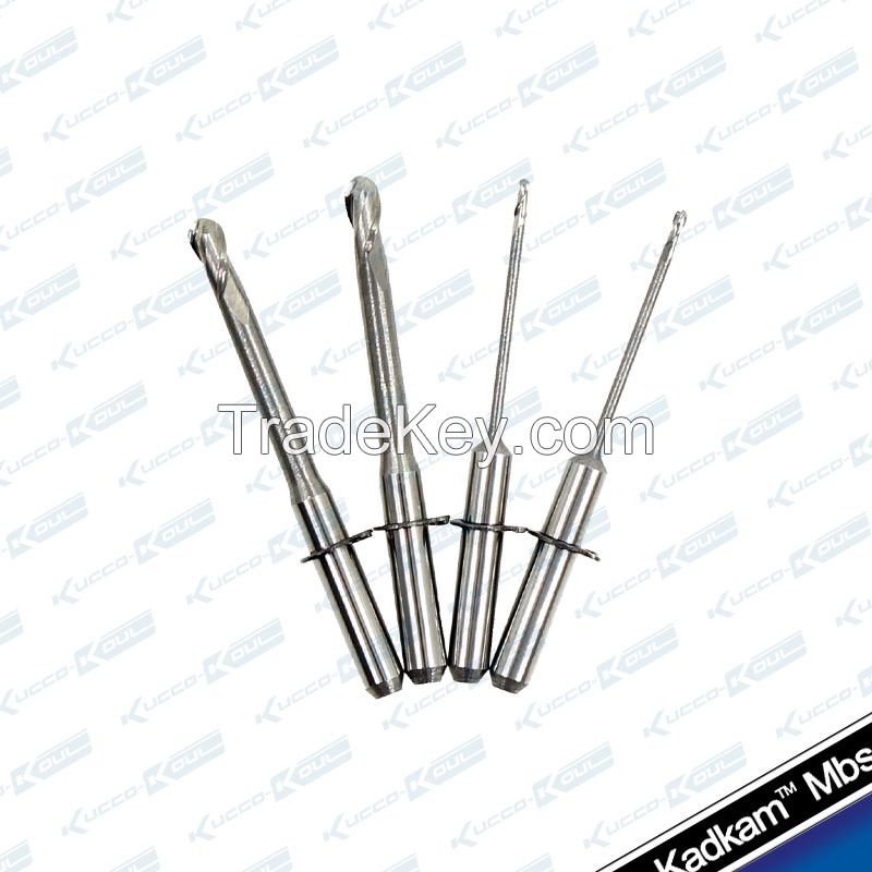 Wieland dental milling burs CAD/CAM system tools Zirconia/Alloy/PMMA/Wax block end mills