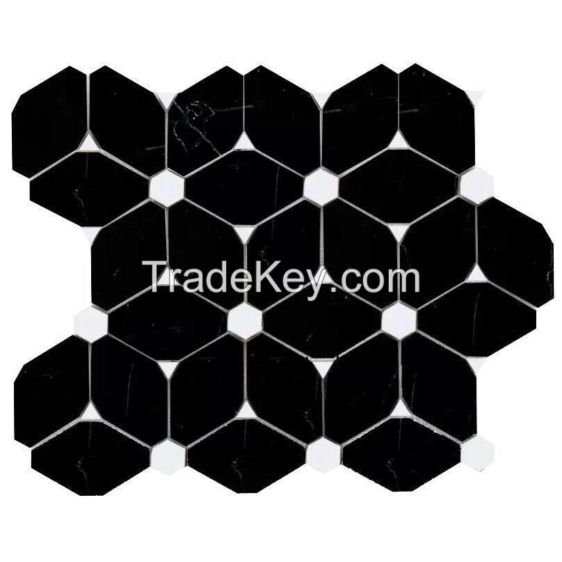 Black Marquina Mosaic