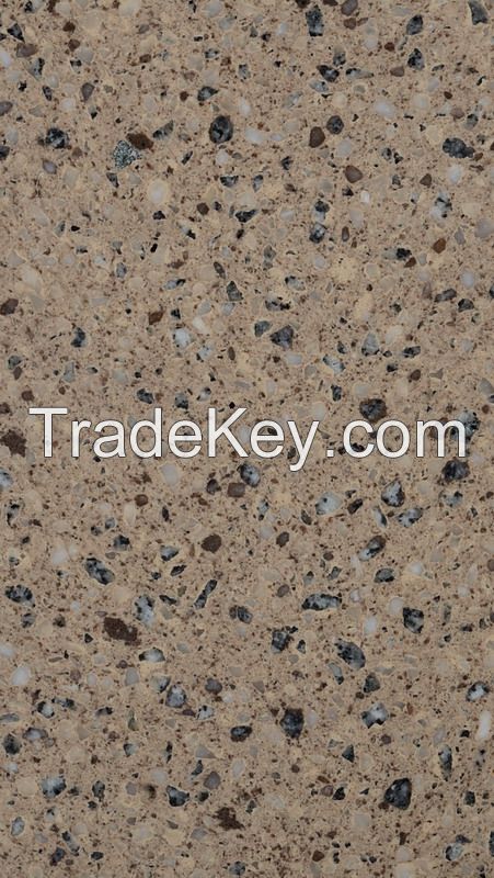 Artificial Stone, Quartz Stone slabs  countertops, vanity top PF multi 6