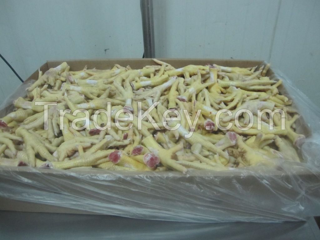 Frozen unprocessed chicken feet