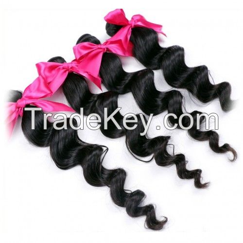 6A Brazilian Virgin Loose Wave Hair Extensions