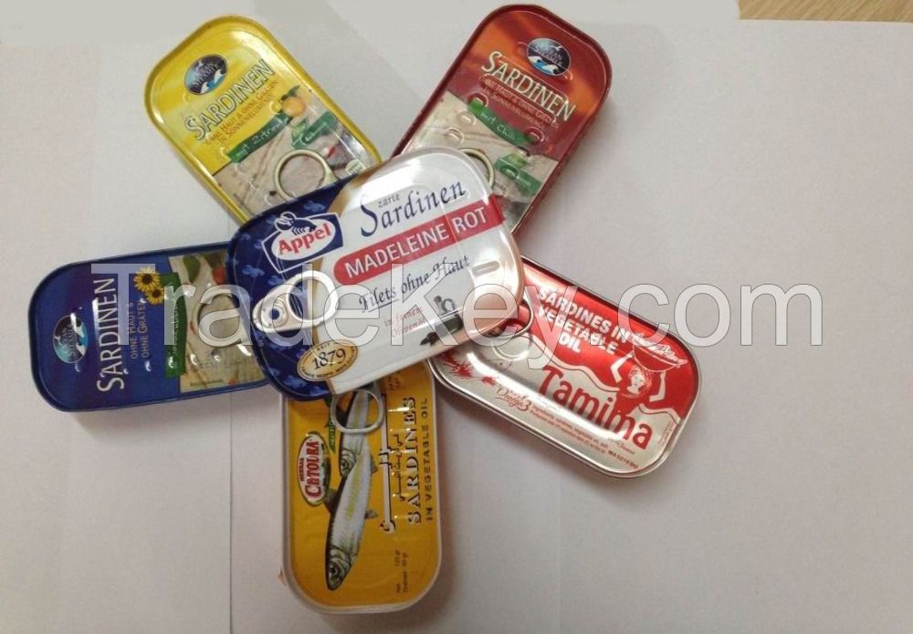 Canned Sardine Fish in vegetable Oil