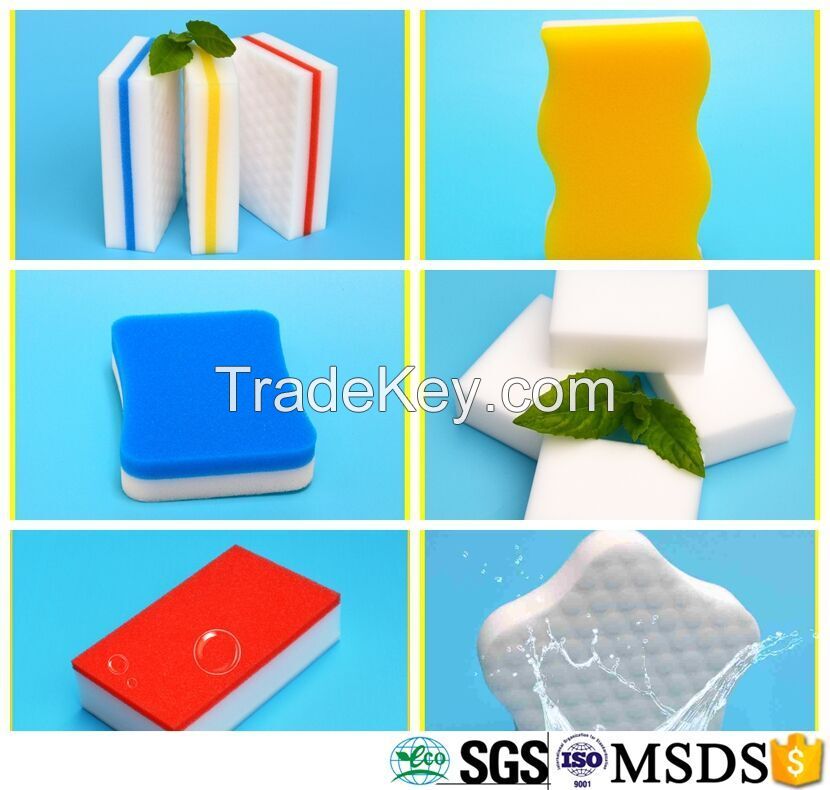 No-toxic kitchen cleaning melamine sponge, Magic eraser, nano sponge