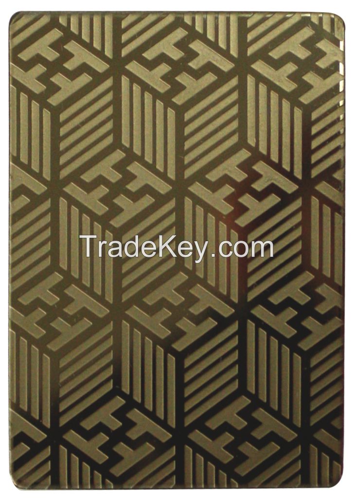 Sell Rose Gold Mirror Finish, Etched, Embossed, Stainless Steel Sheets