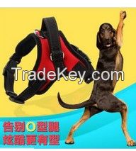Large Dog Harness Soft Adjustable Harness Pet Walk Out Hand Strap Vest Collar