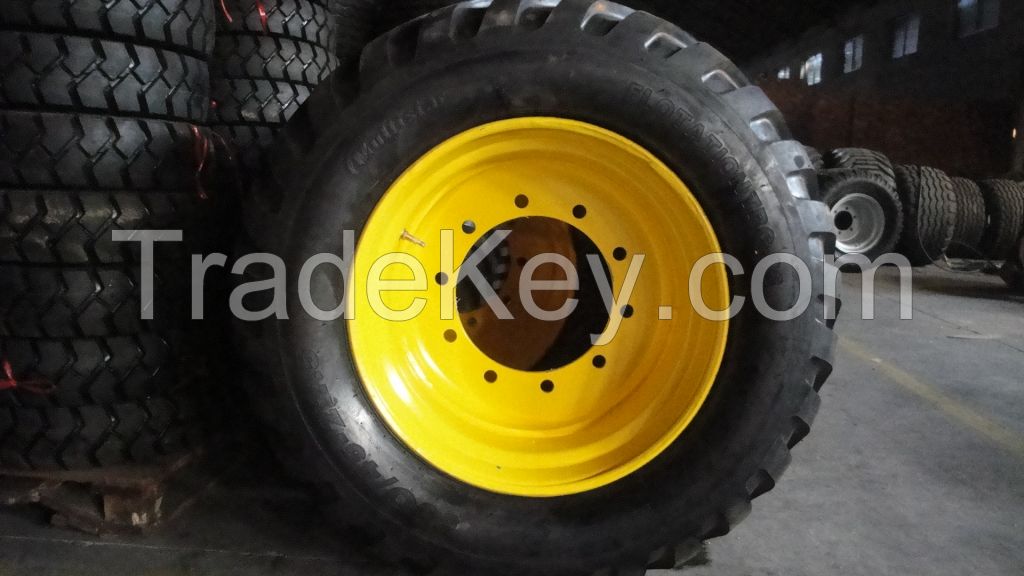 550/45-22.5 assembly implement tires with 8 hole rim 16.00x22.5 550/45-22.5 600/50-22.5 Big agricultural tyres