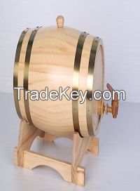 wooden bucket / wooden storage box / wooden cask