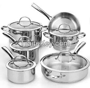 NC-00391 Cook standard impact bonding stainless steel waterless cookware set