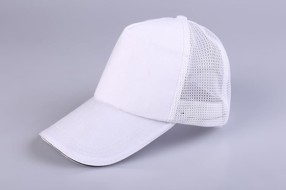 China Supplier 100% Polyester Blank Trucker Mesh Cap With OEM Logo