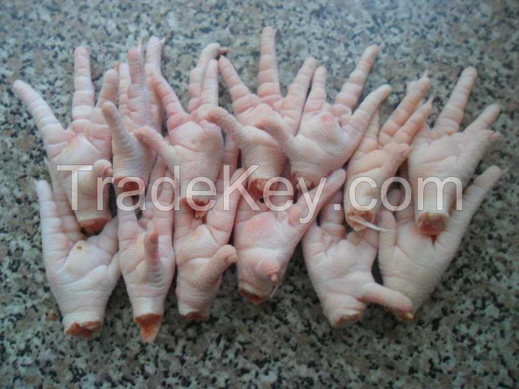 Grade ''A'' Frozen Chicken Feet and Frozen Chicken Paws.