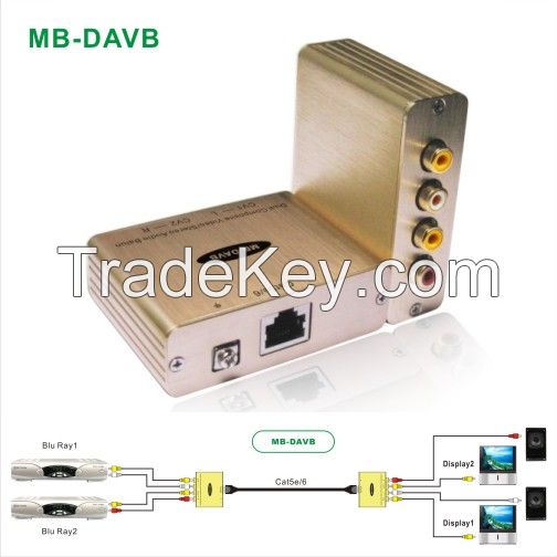 2-CH Composite Video/ Audio Extender via cat5e/6 cable MB-DAVB