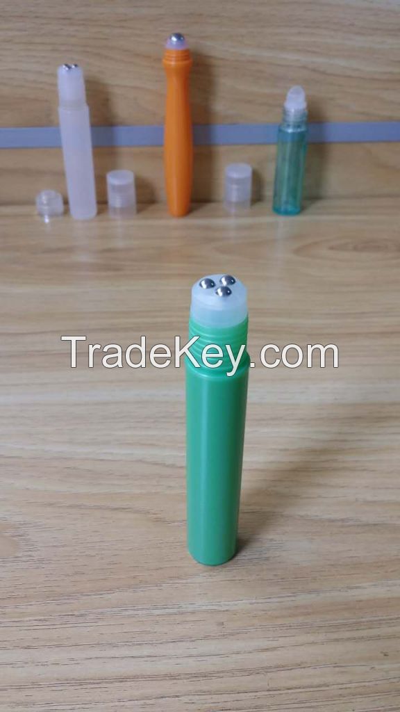 Sell Roll-on Bottle Green 3 Balls  Bright Color Attractive Essential Oil Bottle