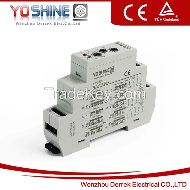 Advanced Time Delay 12V 48V, 220V , 12-240 VAC VDC Delay Timer Relay