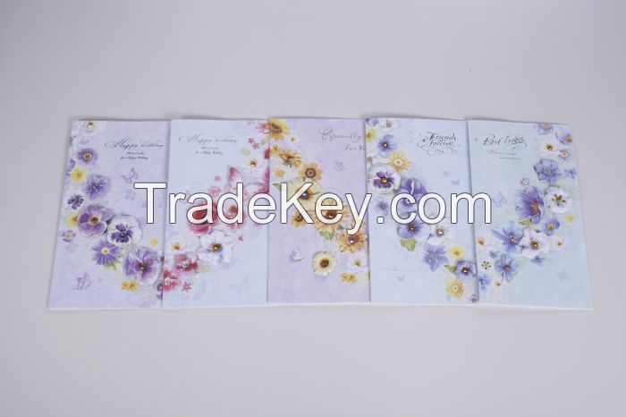 Beautiful paper greeting card