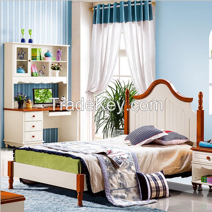 Sell Mediterranean Style White Cheap Bedroom Sets Wood Beds