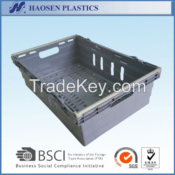 factory mesh stackable plastic crate for fruit