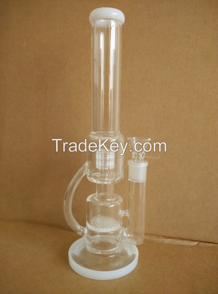 high quality honeycomb glass water pipe